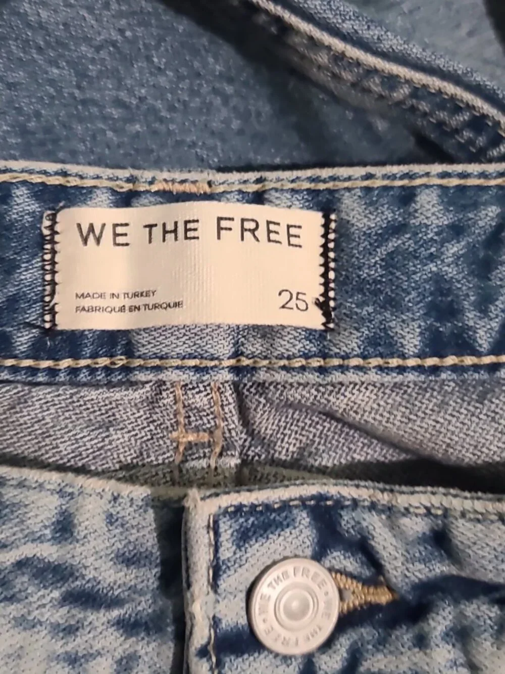 Free People CARNIVALE LOW RISE BOOTCUT Jeans Size 25 Blue NWT